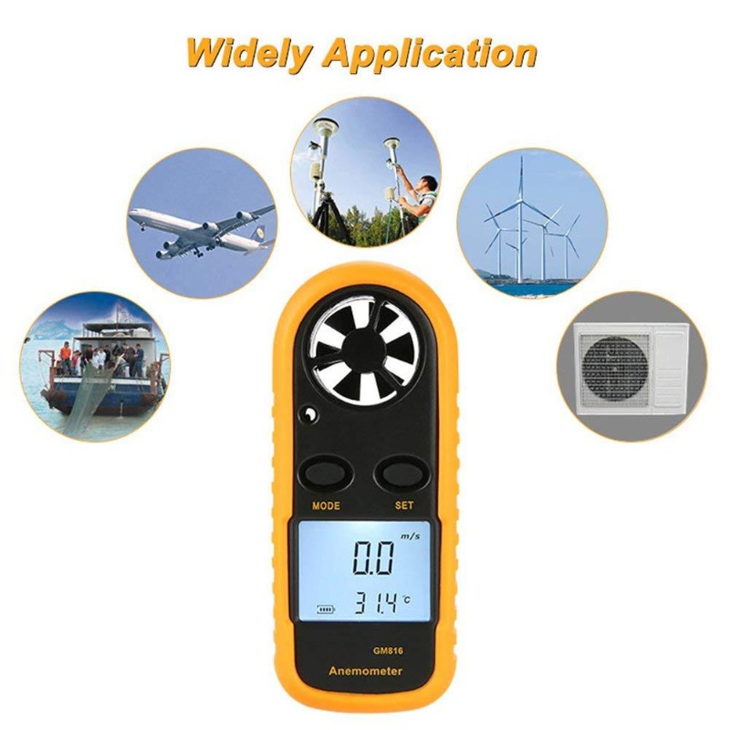 Anemometer Digital Wind Speed - 1 шт. GM816 цифровой анемометр скорость