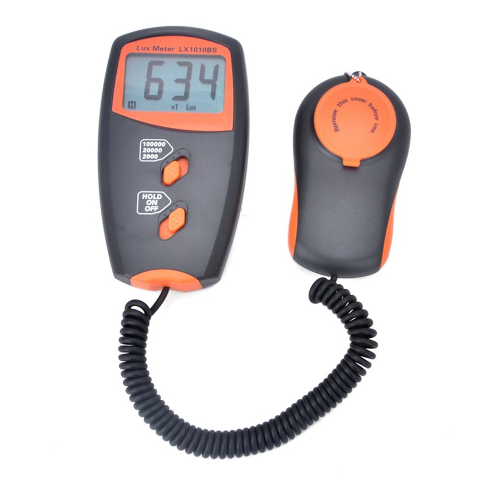 Lux Meter Digital Light - LX1010BS Цифровой измеритель освещенности Люксметр Измеритель