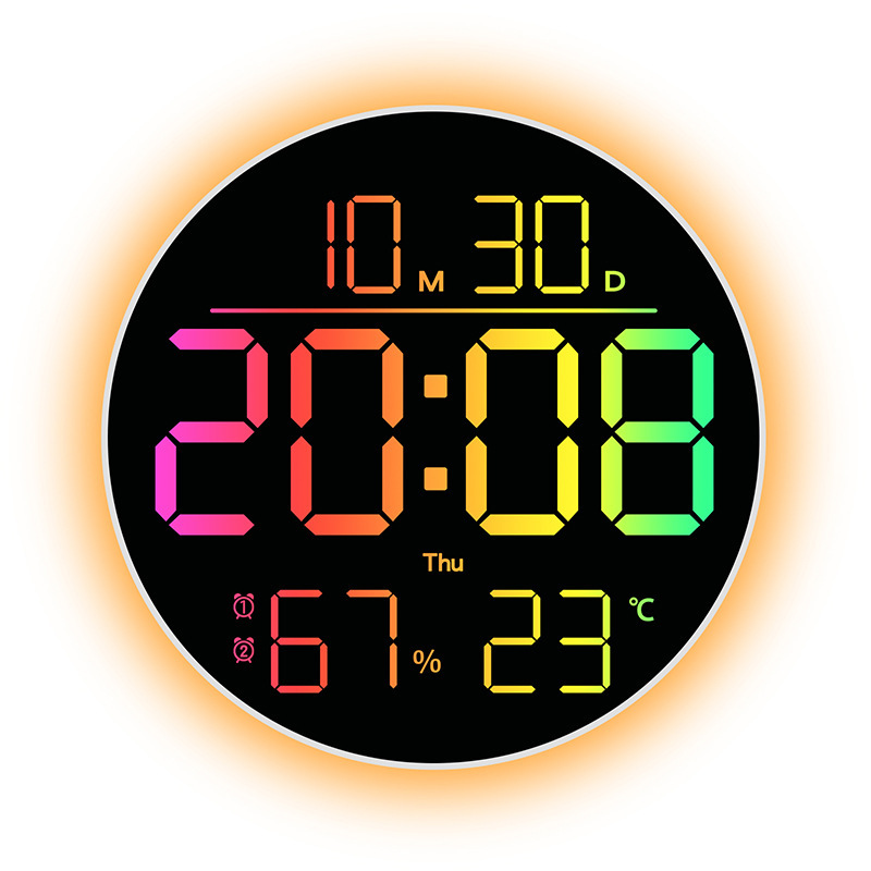 Lux Meter Digital Light - C5 Светодиодные цифровые настенные часы с