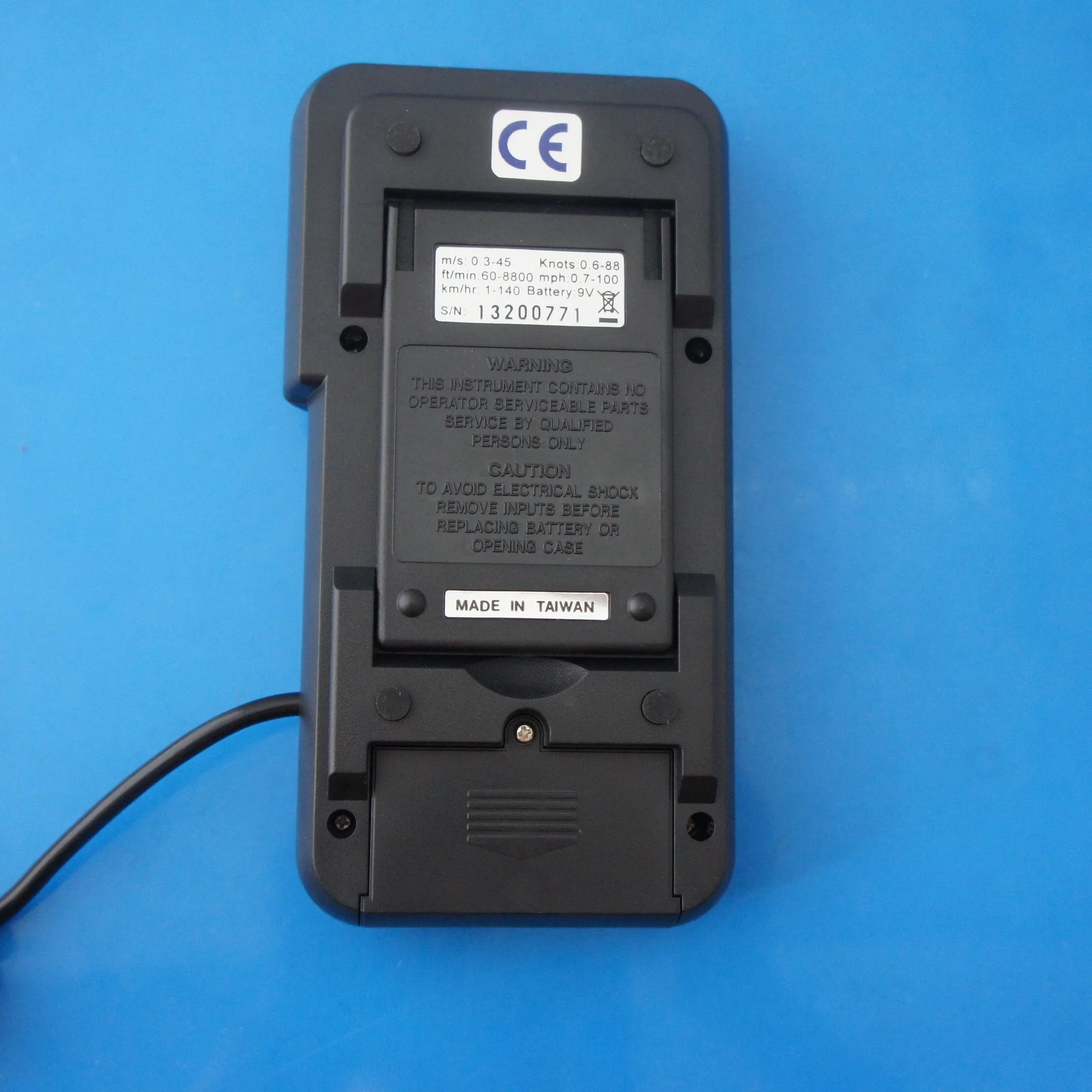 Anemometer Digital Wind Speed - Портативный измеритель скорости воздушного потока TES