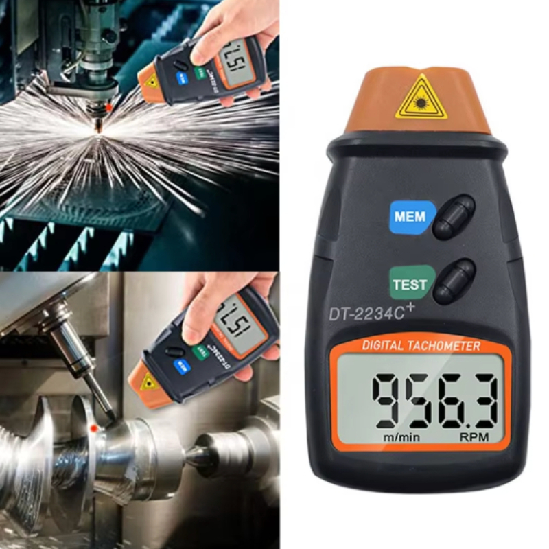 Tachometer Digital Laser Rpm - Профессиональный цифровой лазерный тахометр с ЖК-дисплеем