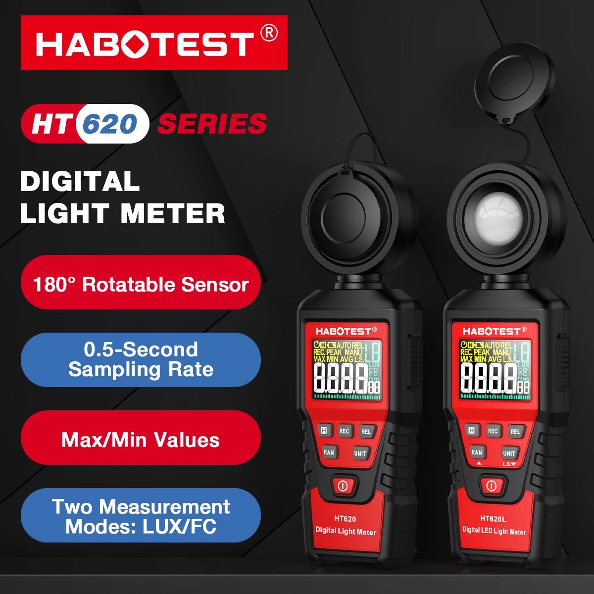 Lux Meter Digital Light - HABOTEST HT620 – цифровой измеритель освещенности,
