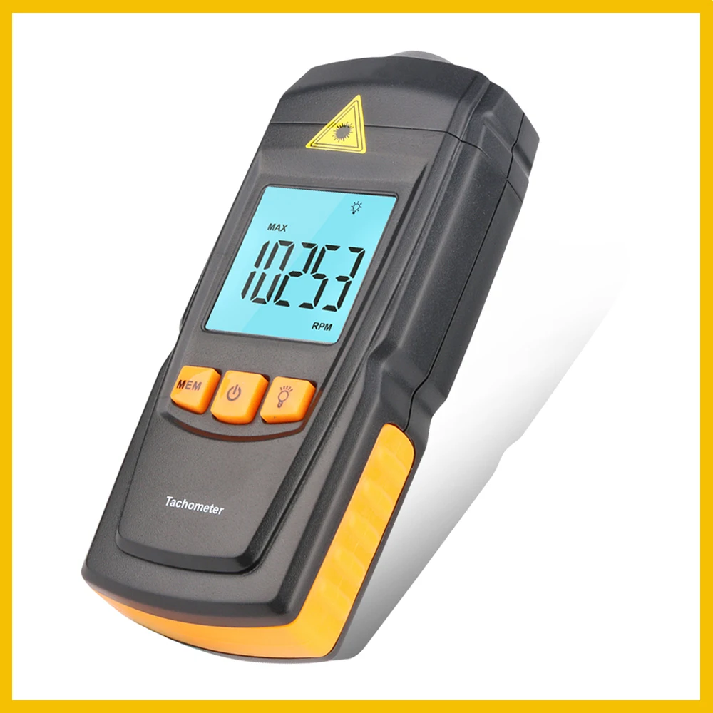 Портативный цифровой лазерный  – обзор и цена Tachometer Digital Laser Rpm
