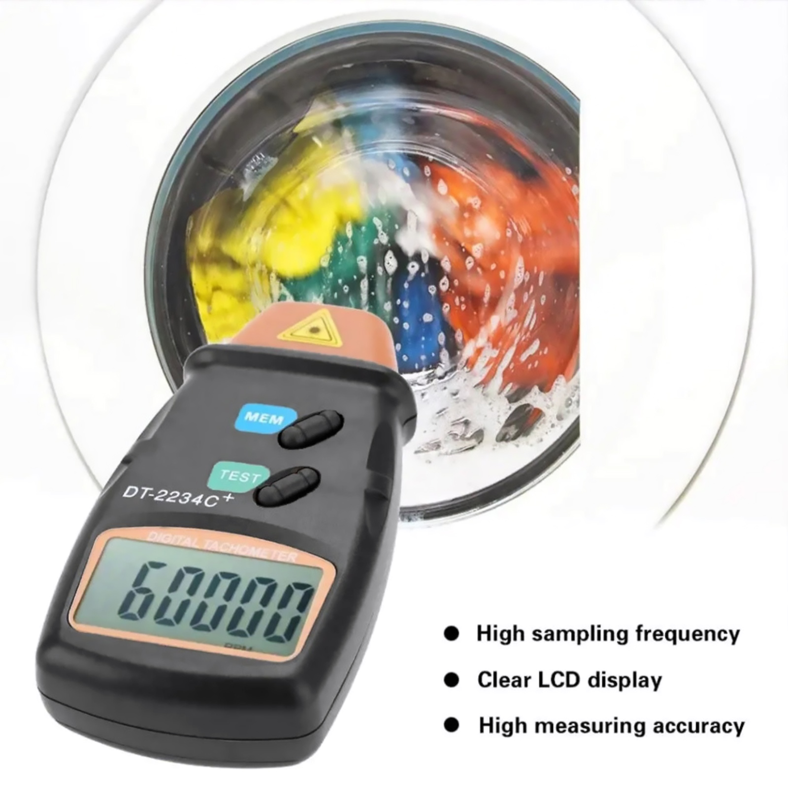 Цифровой лазерный тахометр 2.5 – обзор и цена Tachometer Digital Laser Rpm
