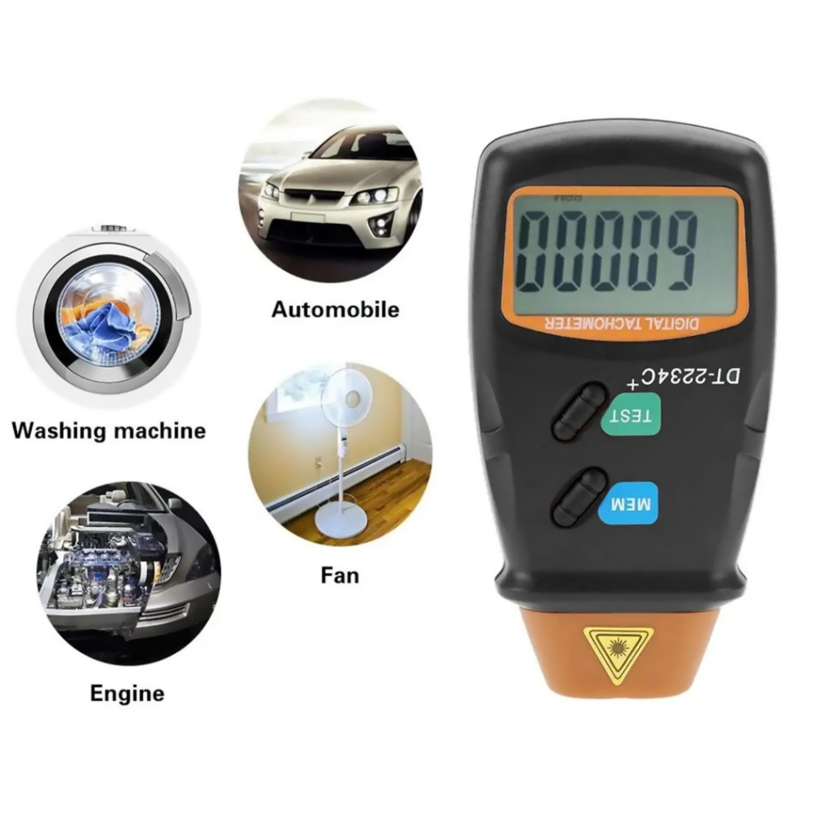 Цифровой лазерный тахометр 2.5 – обзор и цена Tachometer Digital Laser Rpm