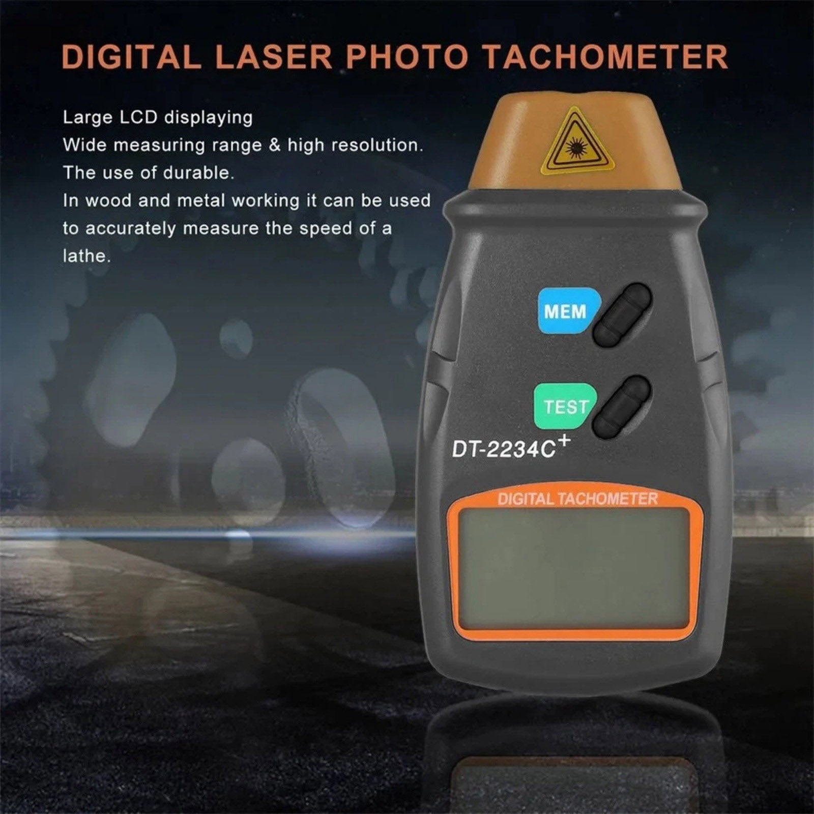 Цифровой лазерный тахометр 2.5 – обзор и цена Tachometer Digital Laser Rpm