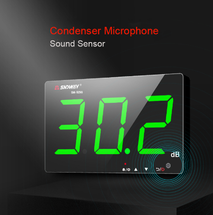 SNDWAY SW-525G Настенный измер – обзор и цена Sound Level Meter Db 30-130