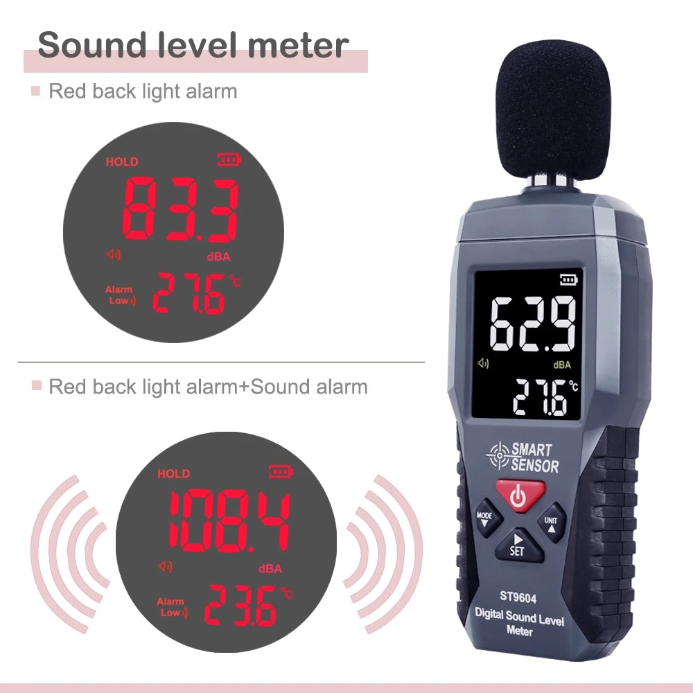 SMART SENSOR цифровой измерите – обзор и цена Sound Level Meter Db 30-130