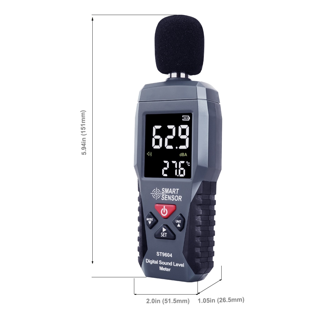 SMART SENSOR цифровой измерите – обзор и цена Sound Level Meter Db 30-130