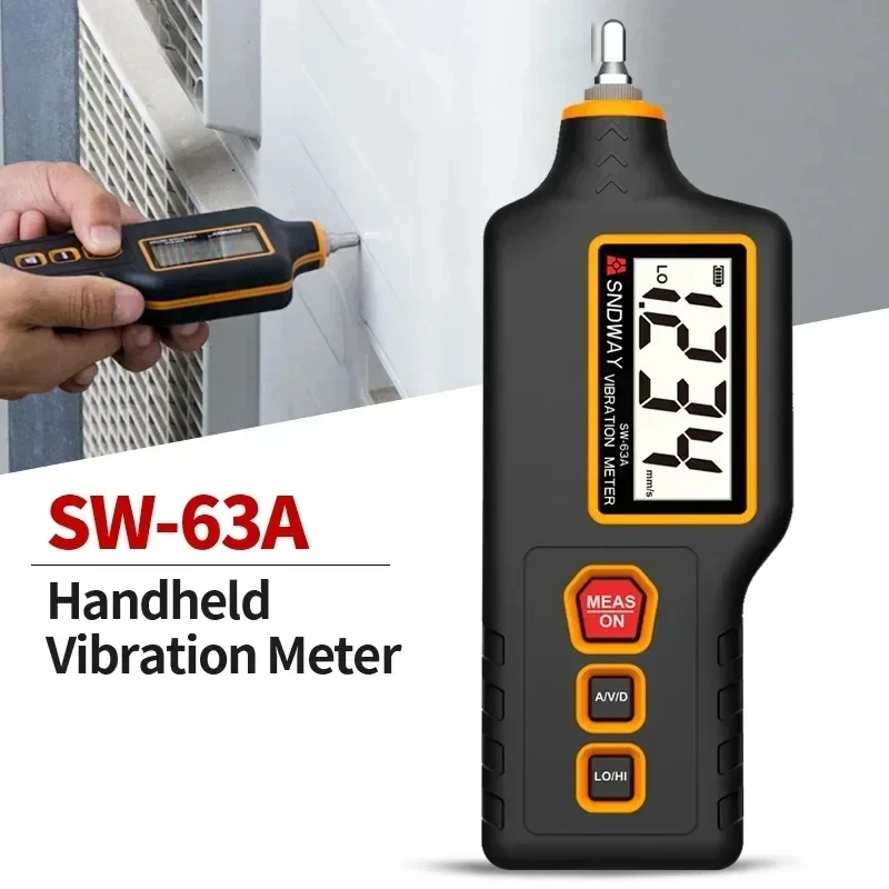 Цифровой виброметр SNDWAY SW-6 – обзор и цена Vibration Meter Digital 0.1-199.9