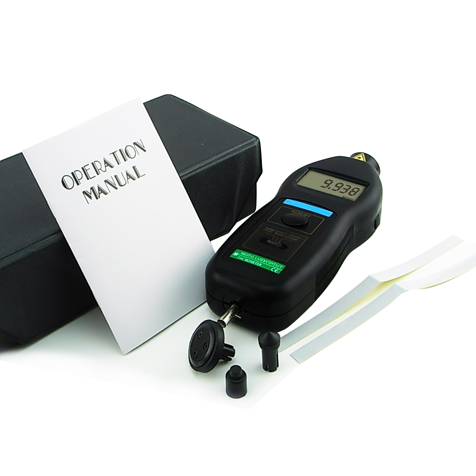 Цифровой контактный и бесконта – обзор и цена Tachometer Digital Laser Rpm