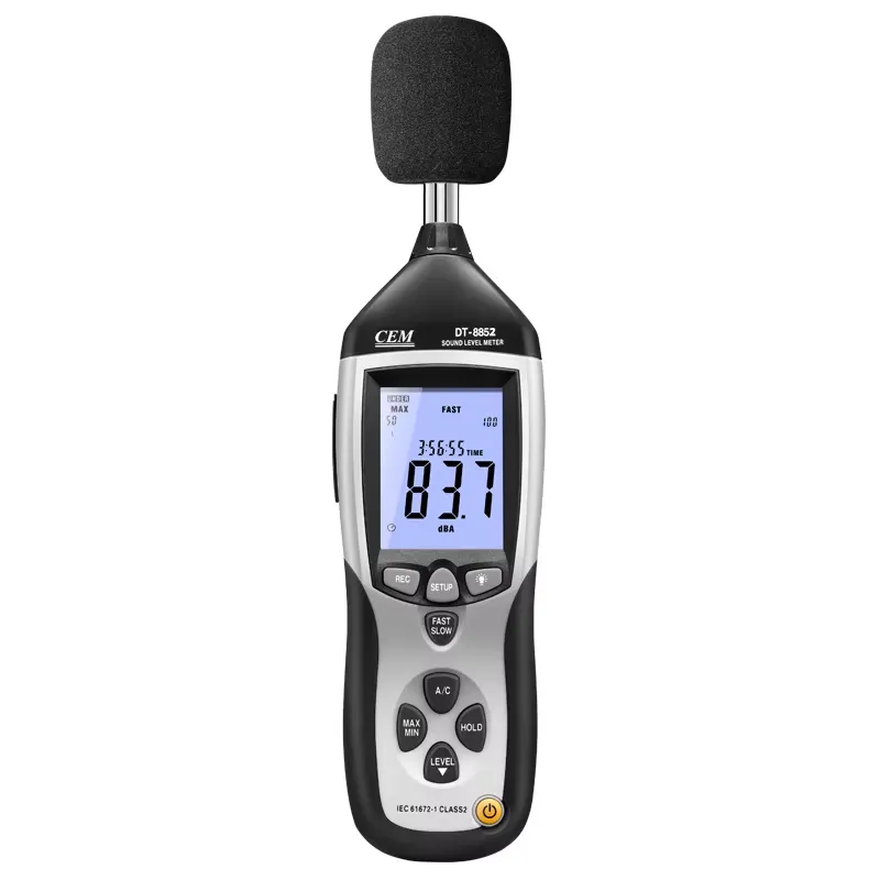 DT-8852 Цифровой шумомер с диа – обзор и цена Sound Level Meter Db 30-130