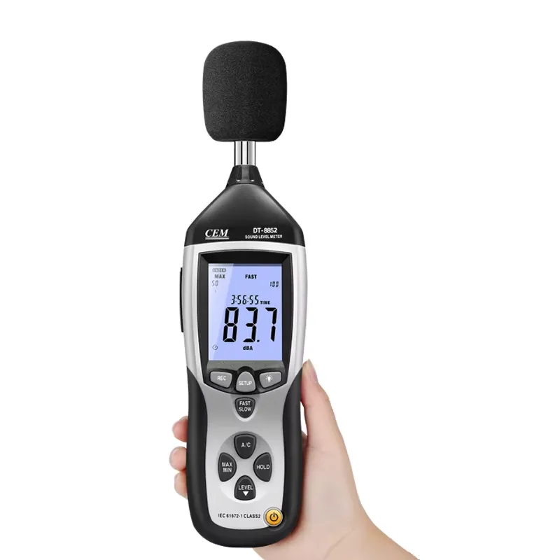 DT-8852 Цифровой шумомер с диа – обзор и цена Sound Level Meter Db 30-130