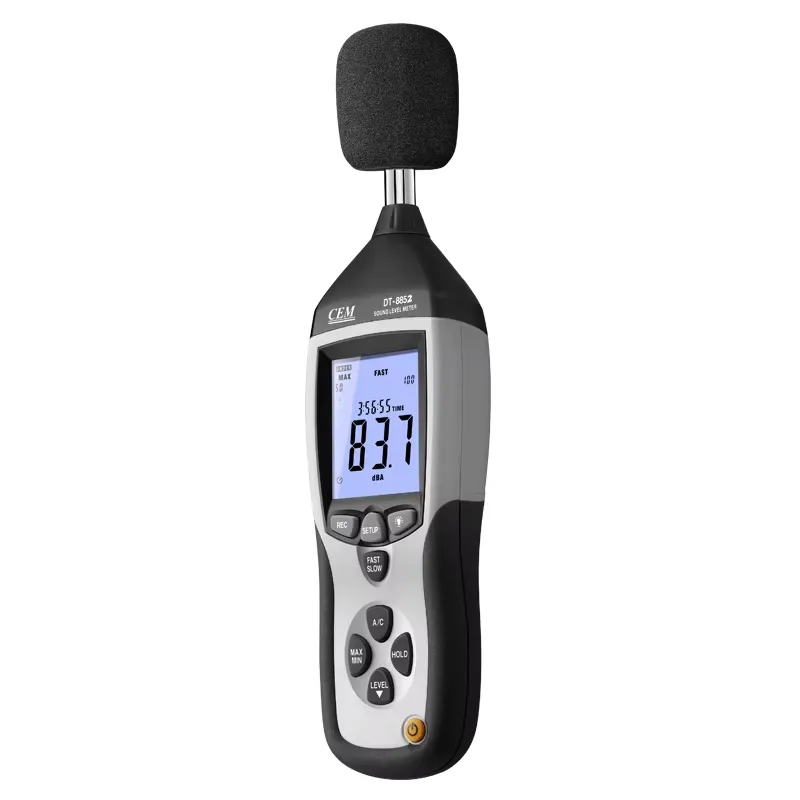 DT-8852 Цифровой шумомер с диа – обзор и цена Sound Level Meter Db 30-130