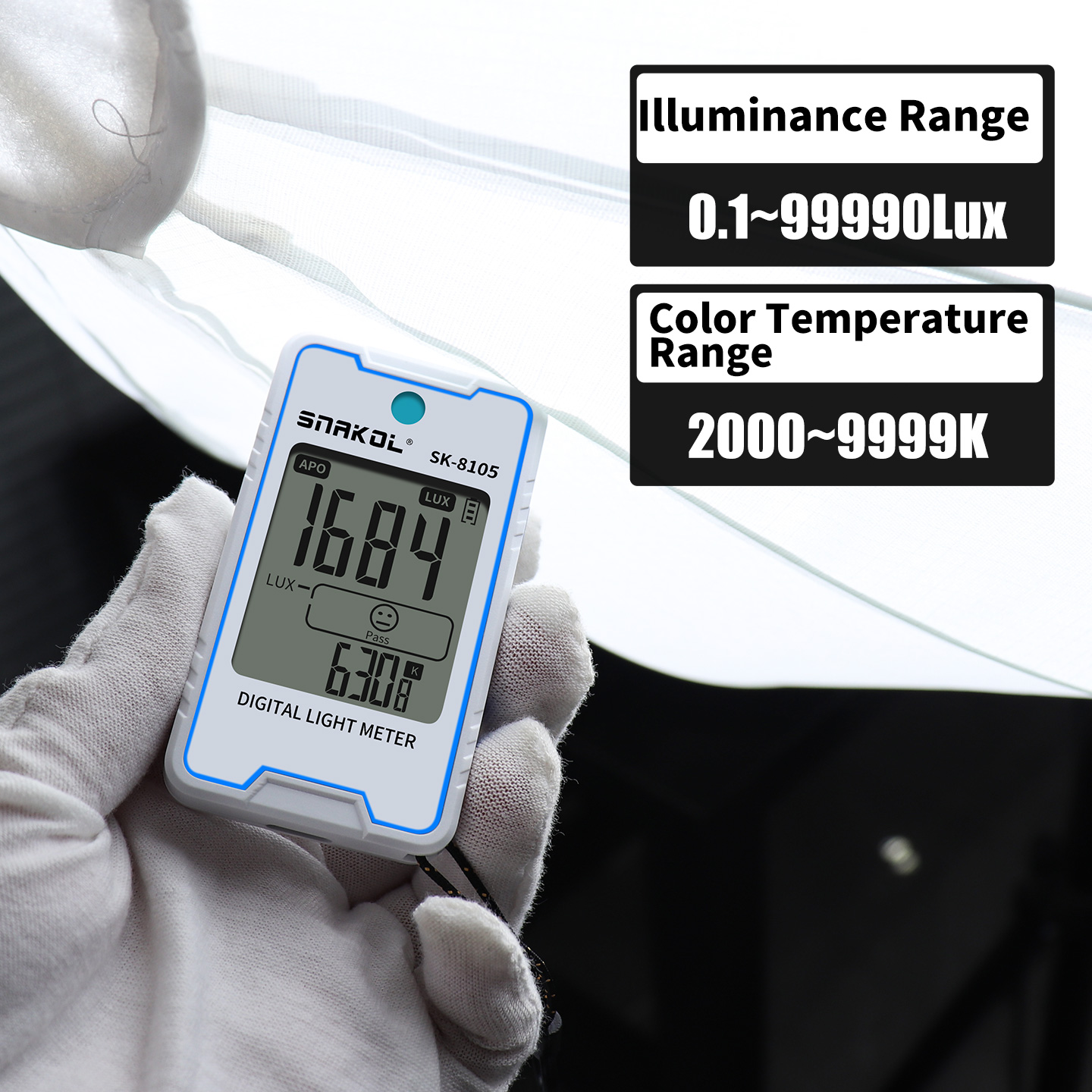 SNAKOL SK-8105 Портативный мин – обзор и цена Lux Meter Digital Light