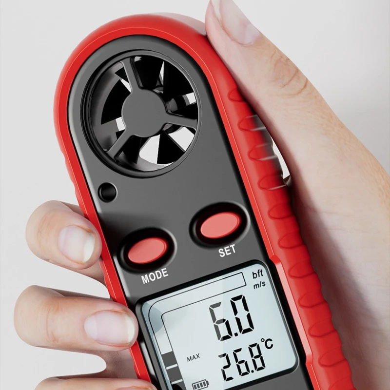 Универсальный портативный цифр – обзор и цена Anemometer Digital Wind Speed