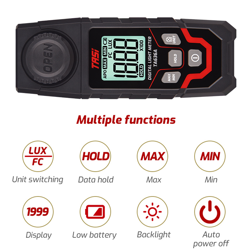 Измеритель освещенности 0.1-20 – обзор и цена Lux Meter Digital Light