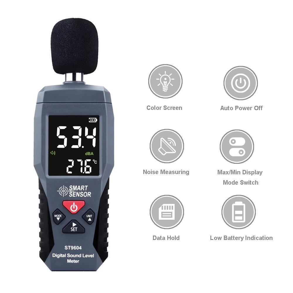 Цифровой измеритель уровня зву – обзор и цена Sound Level Meter Db 30-130