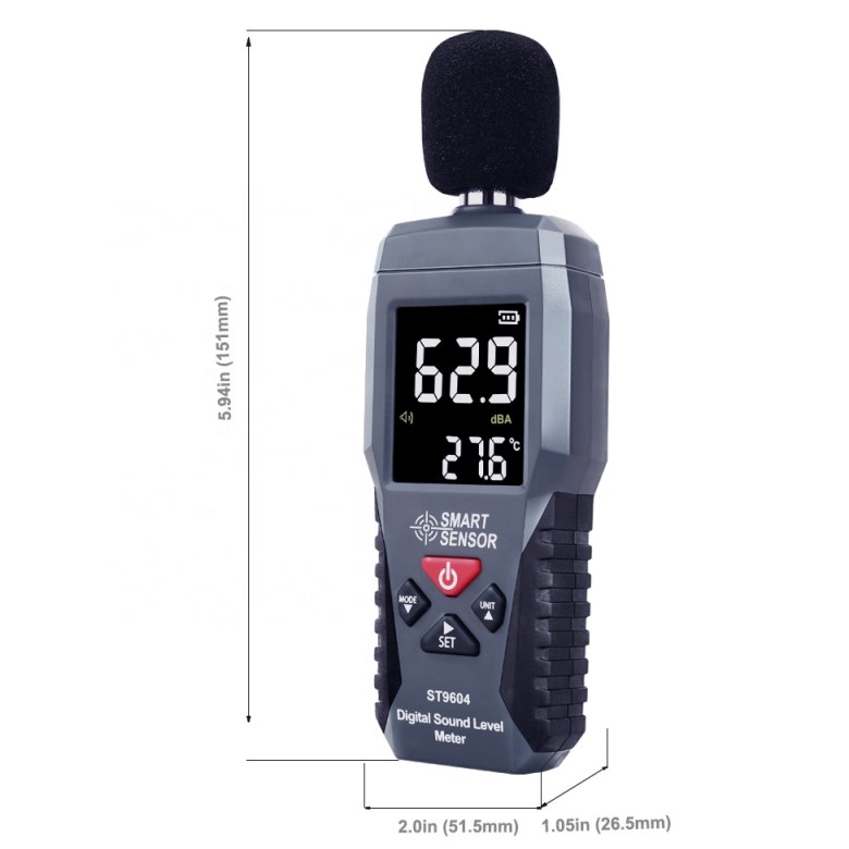 Цветной ЖК-дисплей, шумомер 30 – обзор и цена Sound Level Meter Db 30-130