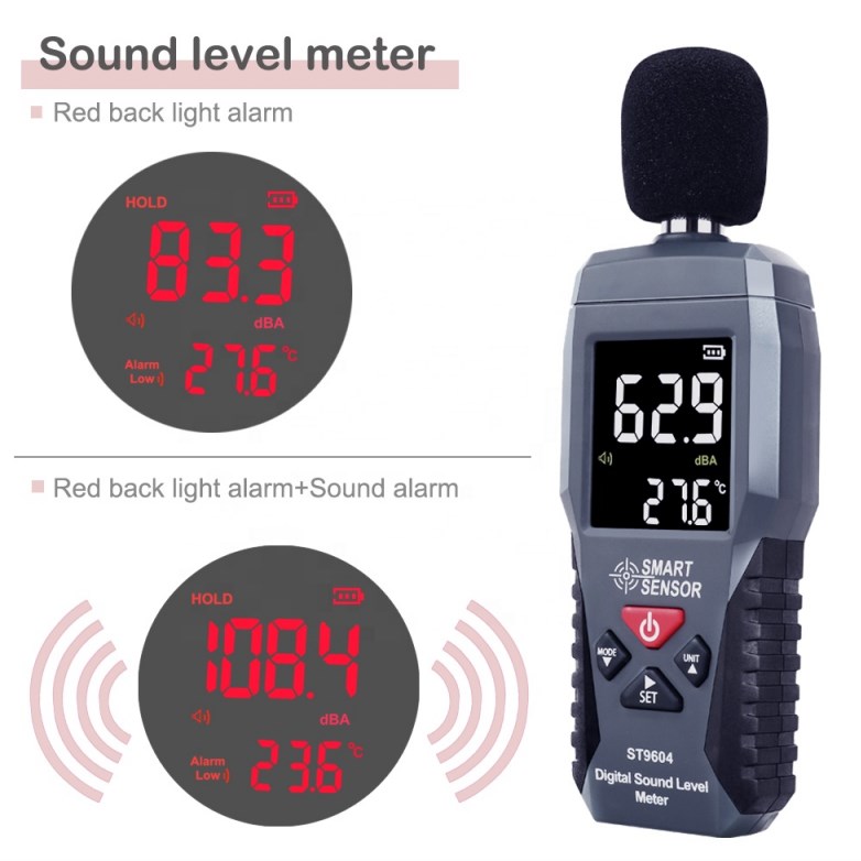Цветной ЖК-дисплей, шумомер 30 – обзор и цена Sound Level Meter Db 30-130