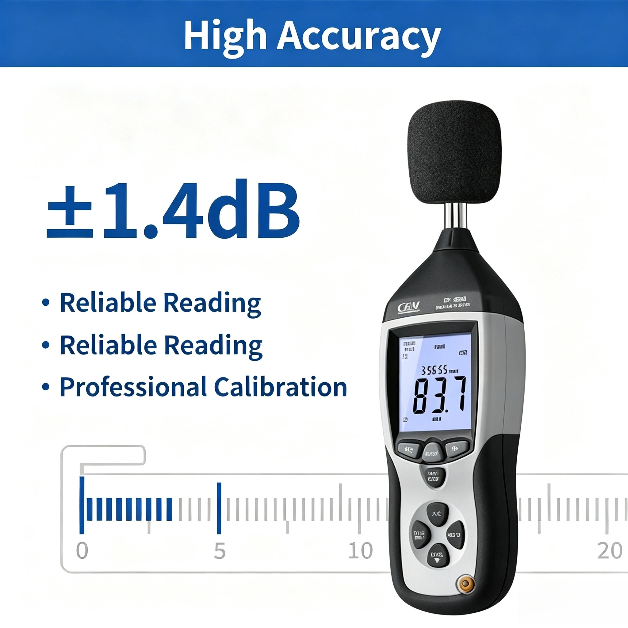 Цифровой шумомер DT-8852 с диа – обзор и цена Sound Level Meter Db 30-130