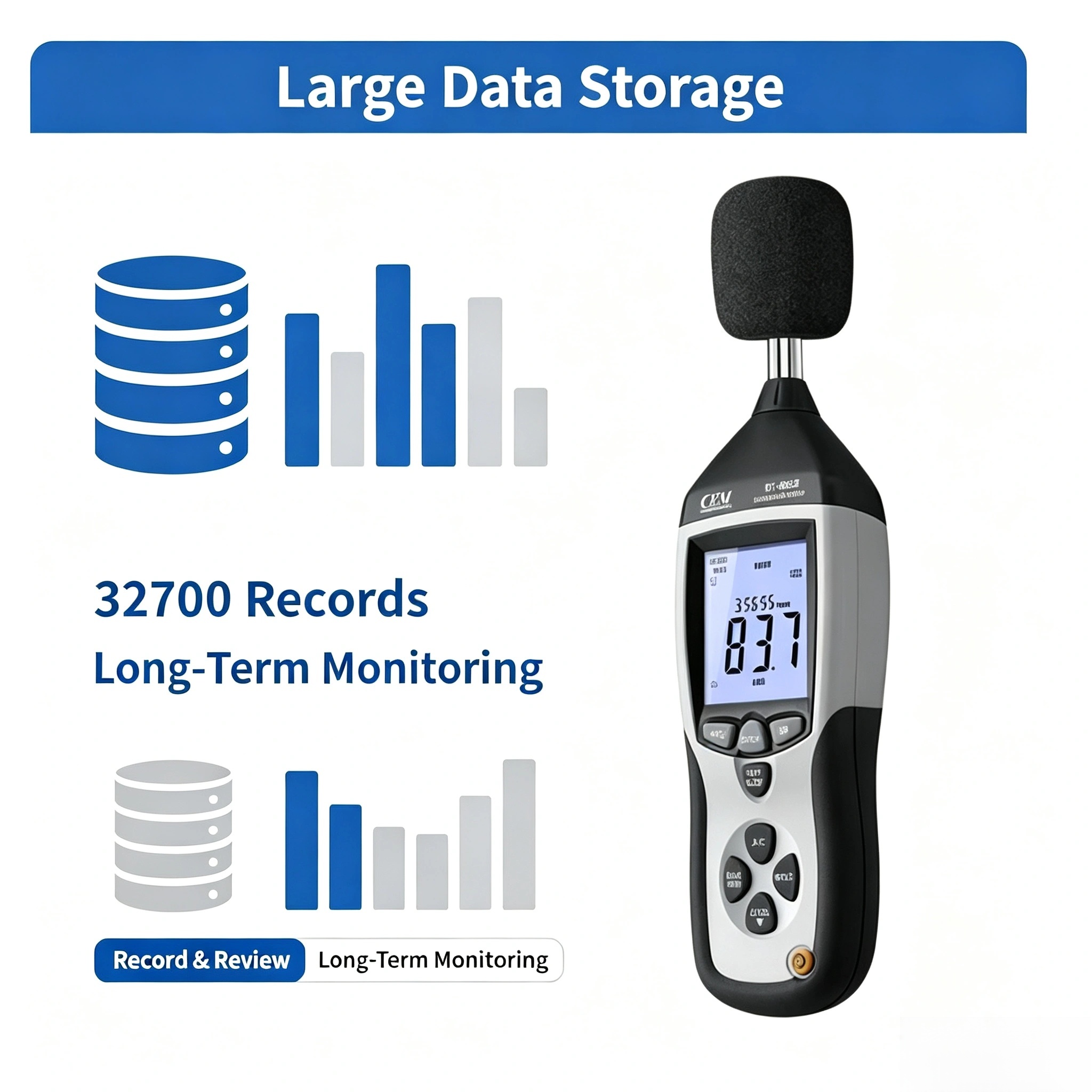 Цифровой шумомер DT-8852 с диа – обзор и цена Sound Level Meter Db 30-130