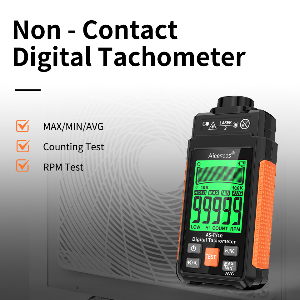Профессиональный портативный ц – обзор и цена Tachometer Digital Laser Rpm