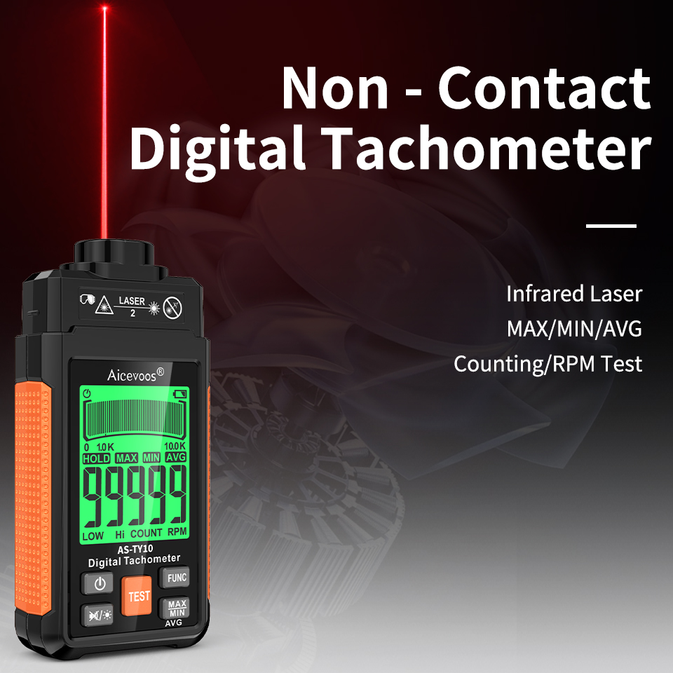 Профессиональный портативный ц – обзор и цена Tachometer Digital Laser Rpm