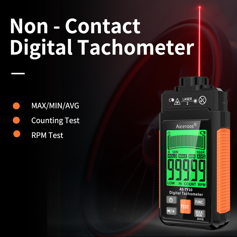 Профессиональный портативный ц – обзор и цена Tachometer Digital Laser Rpm