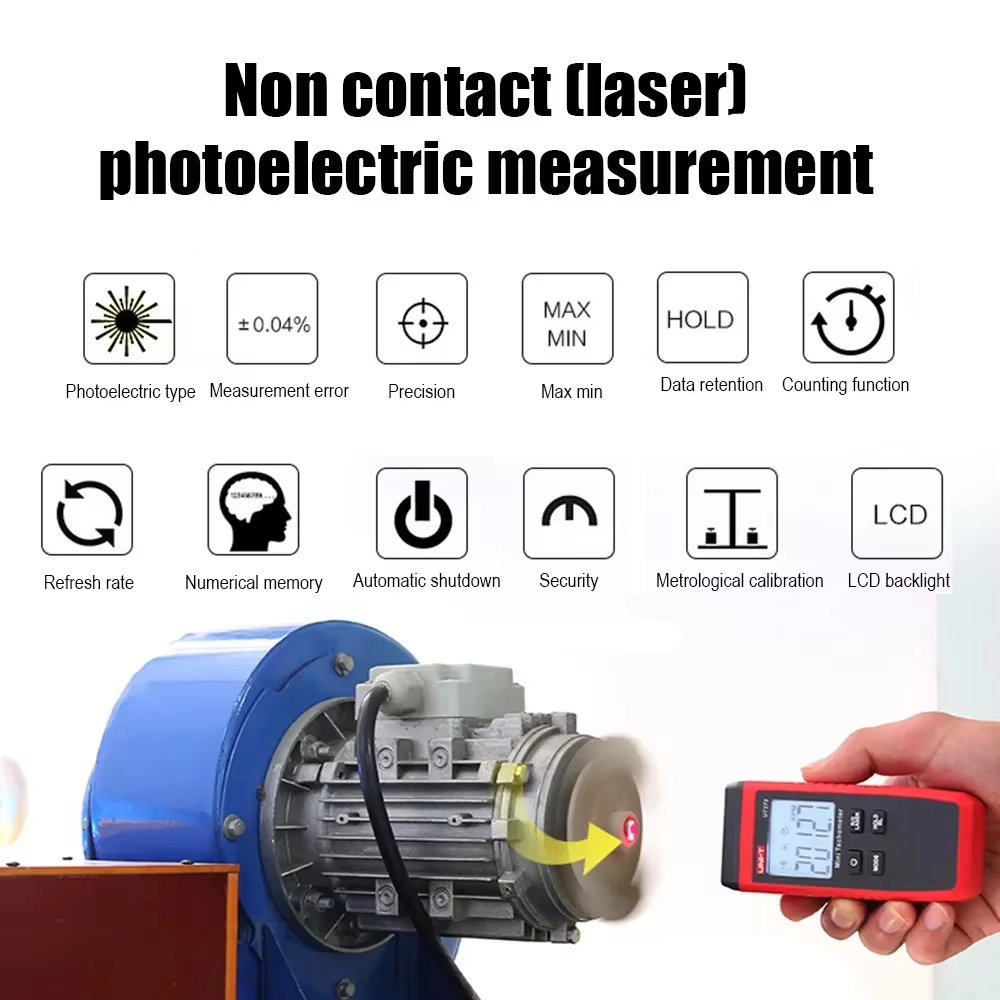 UNI-T Мини-цифровой лазерный т – обзор и цена Tachometer Digital Laser Rpm