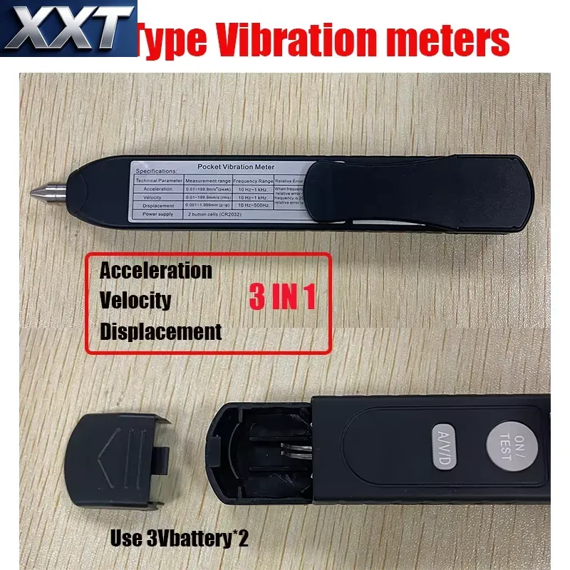 Цифровой ручной виброметр XXT: – обзор и цена Vibration Pen Meter Mini