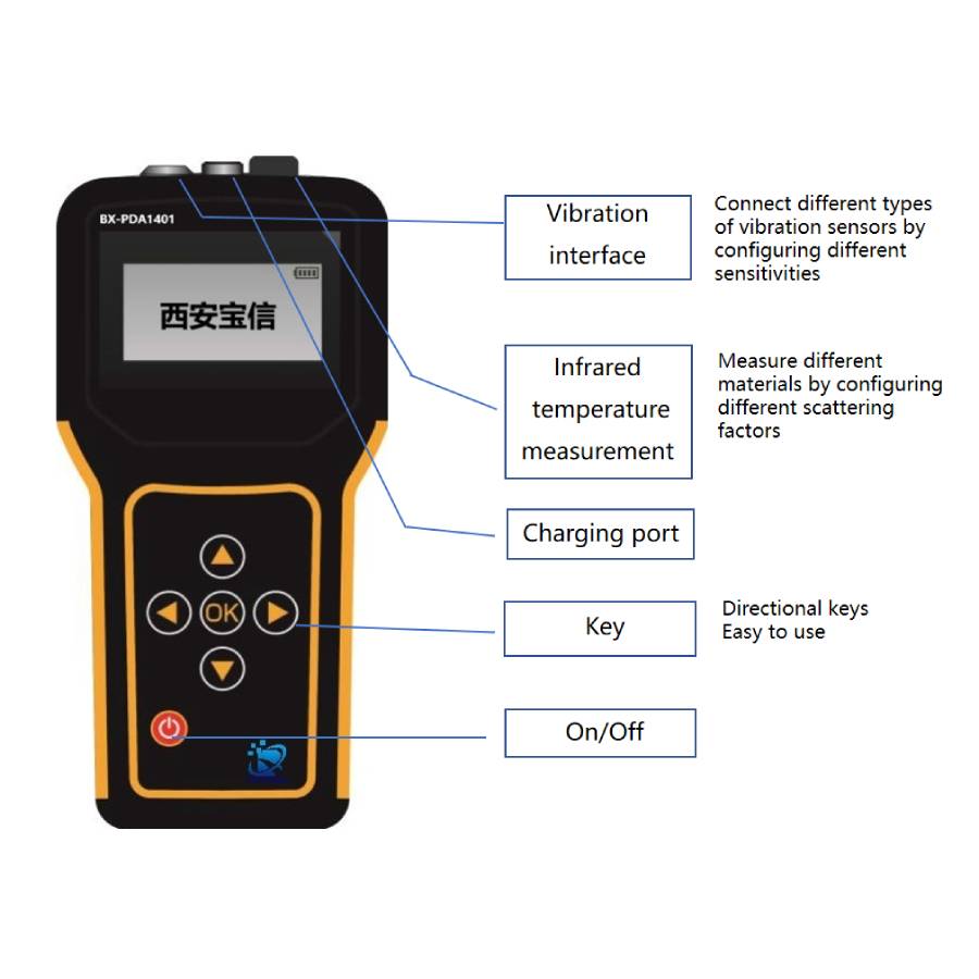 Портативный виброметр с контро – обзор и цена Vibration Meter Bearing Checker
