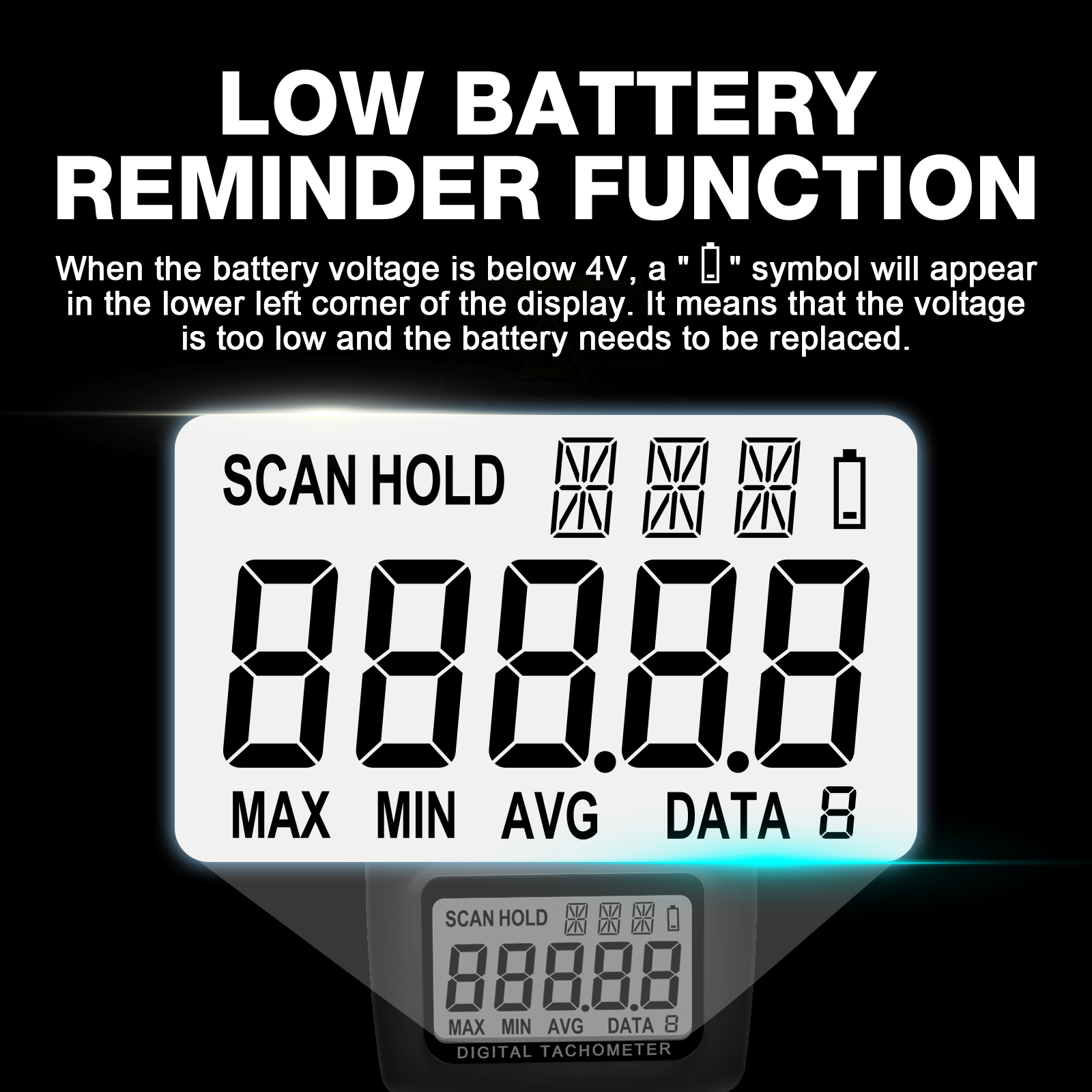 Цифровой тахометр HP-9236C, 2- – обзор и цена Tachometer Digital Laser Rpm